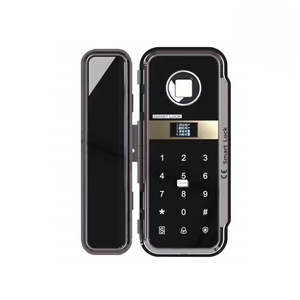 Door Lock: Smart Digital Glass Door Lock Glass to Glass