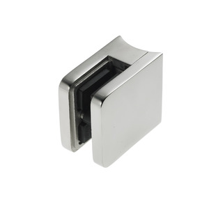 Glass Clamp Square Radius Back