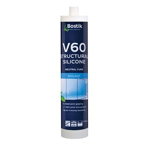 Bostik V60 Silicone Translucent 300ml - Clear