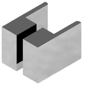 Clearance: Square Paddle Pull Knobs 70 x 50mm - Chrome