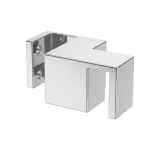Sliding Door Guide Left Hand - Chrome