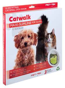 Consumables: Pet-Tek Glass Fitting Maxi Slim Line – White