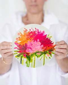 Paintings: Posy-Round I