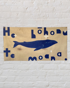 Paintings: He hōhonu te moana - Blue Whale