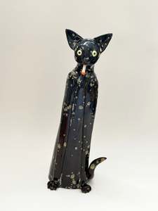 Sculptures: Smoking Cat #1