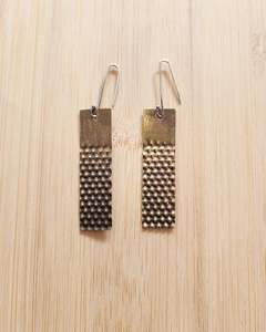 Fiona Christeller: Gold Leaf Earrings