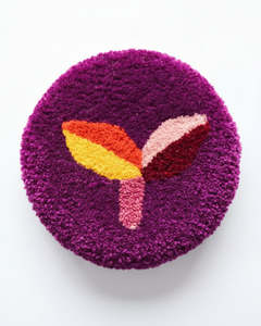 Magenta Ata - Tufted Round