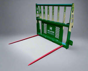 Tractor Fel Attachments Front End Loader: BALE FORKS - Lightweight