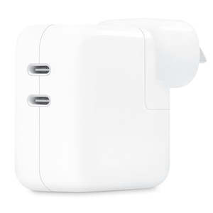 Smart Home: Apple USB-C 35W Power Adapter Dual USB-C Ports (Retail Box) MacBook Air iPad iPhone AC Wall Charger
