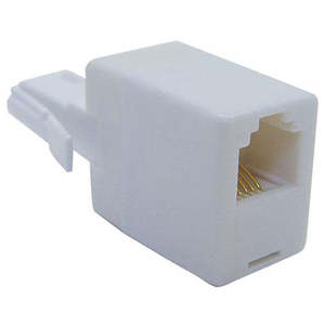 Phone Adsl Cables Adapters: Cable Phone Adapter BT Plug (M) to RJ11 Socket (F)