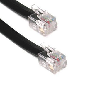 Cable Phone RJ12 to RJ12 2M (Male to Male) RJ11 Phone Fibre ADSL VDSL etc