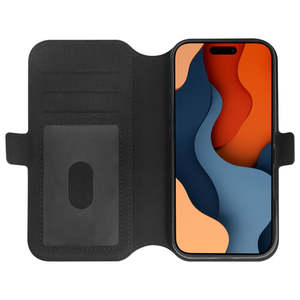 3SIXT iPhone 17 Pro NeoWallet (Black) Folio Case & Wallet Card Holder