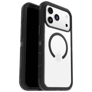 OtterBox Defender Pro XT iPhone 17 Pro Max Tough Lifeproof Case (Clear/Black)
