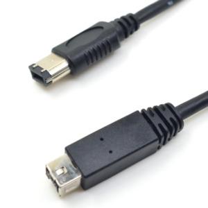 Cable FireWire 400 9pin/6pin M-M IEEE1394a 0.6M 1.8M or 3M