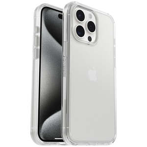 OtterBox Symmetry iPhone 15 Pro Max Case (Clear)