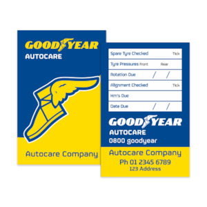 Goodyear - Wheel & Tyre Servicing Stickers