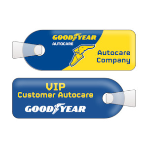 Goodyear - Domed Key Rings