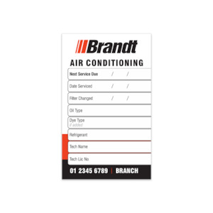 Brandt: zBrandt - Aircon Labels - Synthetic