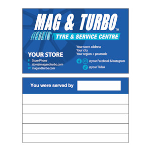 Store Specific. Business Cards