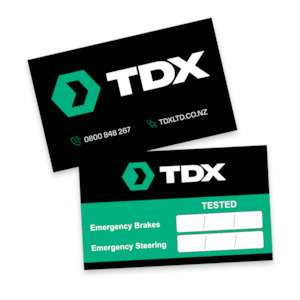 Tdx Portal: TDX - Emergency Brake Tag