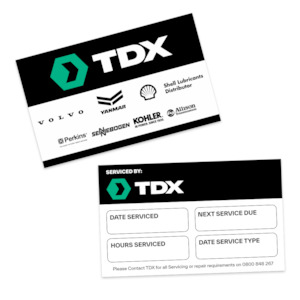 Tdx Portal: TDX - TransDiesel Service Label