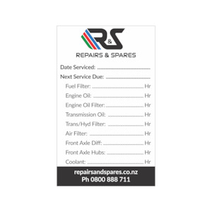 R&S - Synthetic Service Sticker 90x55mm