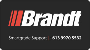 Brandt: zBrandt - Brandt Vinyl Smartgrade Sticker (90x50mm)