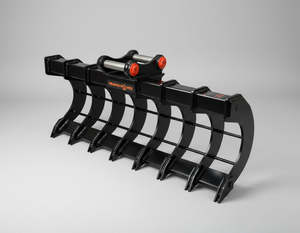 Excavator Attachments: EXCAVATOR ROOT RAKE for 1.7-3.5 Tonne Machines