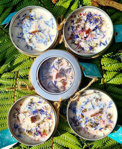 Products: Ti Ritual Candles Black Current Nectarine Corn flower