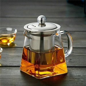 Ti Accessories: Heat Resistant Glass Teapot Jug and Infuser