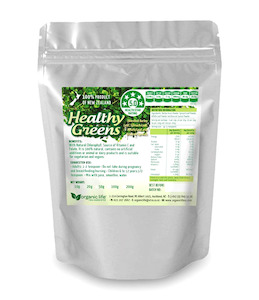 Healthy Greens pouch 200g Organic Life New Zealand Limited