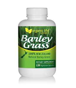 Barley Grass Powder 120 Vegetarian Capsules Organic Life New Zealand Limited