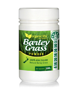 Barley Grass Powder pot 100g Organic Life New Zealand Limited