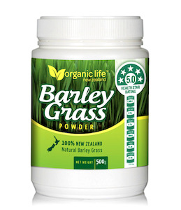 Barley Grass Powder Pot 500g Organic Life New Zealand Limited