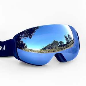 Silver Chrome Gecko Goggles