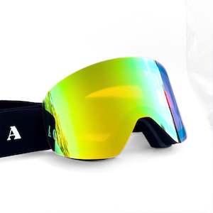 Peacock: Gold Peacock Goggles