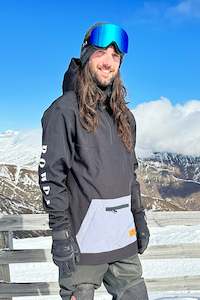 POWDA 10K Anorak Snow Jacket - Black/Grey