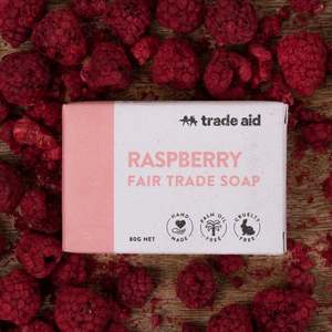 Products: Trade Aid Raspberry Soap 80g