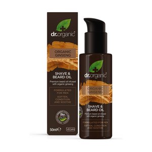 Products: Dr Organic Ginseng Shave & Beard Oil 50ml