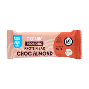 Protein Powders Bars: Chantal - Organic Probiotic Chocolate Almond Protein Bar - [45g]