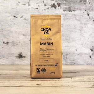 Hot Drinks: IncaFe - Organic Coffee - Marin Filter/Plunger - [200g]