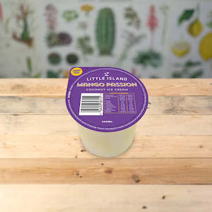 ice cream: Little Island - Organic Mango & Passionfruit Ice Cream - [145ml] - In Store/Click & Collect Only