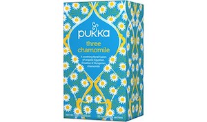 Food Vegan: Pukka - Organic Three Chamomile Tea - [20 Bags]
