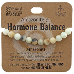 Own Brand Collection: Amazonite for Hormone Bracelet - [x1]