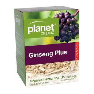 Hot Drinks: Planet Organic - Ginseng Plus Tea - [25 Bags]