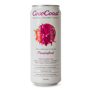 Cold Drinks: CocoCoast - Natural Coconut Water (Passionfruit) - [500ml]