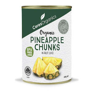 Canned Foods: Ceres - Organic Pineapple Chunks in Pineapple Juice - [425g]