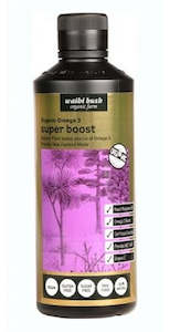 Cooking Oils: Waihi Bush Organics - Organic Flaxseed Oil - Super Boost - [250ml]