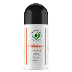 Personal Care: Organic Formulations - Deodorant - Live It Up [70ml]
