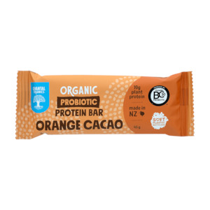 Protein Powders Bars: Chantal - Organic Probiotic Protein Bar (Orange Cacao) - [45g}